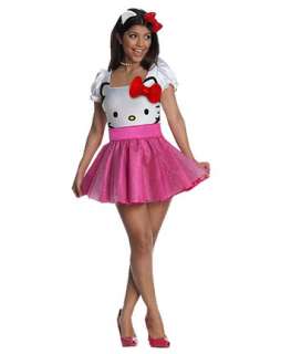 Hello Kitty Costume   Womens Cartoon Characters Halloween Costumes