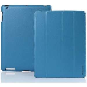 INVELLOP VINTAGE BLUE Leatherette Cover Case for iPad 2 