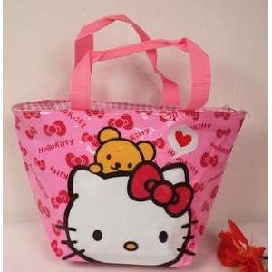   New Style Cute Pink Hello Kitty Style Tote Lunch Bag