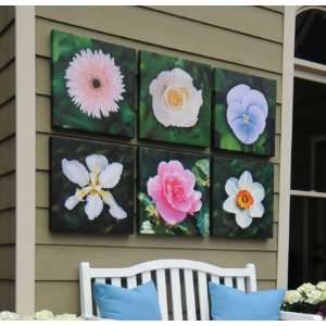  Garden Wall Heirloom Pastels   Indoor/outdoor/patio Wall 