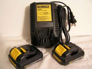 Dewalt 12V Lithium DCB120 Batteries + DCB100 Charger NEW Out of 