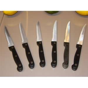  6 Piece Deluxe Steak Knife Set: Home & Kitchen