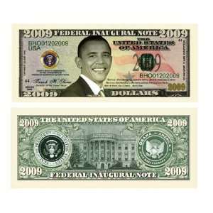   Barack Obama 2009 Inaugural Commemorative Dollar Bill 