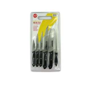 : Bulk Pack of 24   7 Pack professional knife set with cutting board 