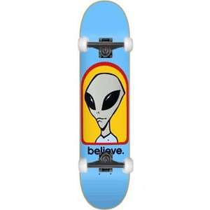  Alien Workshop Believe Complete Skateboard   7.6 Blue w 