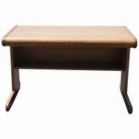   desk features material wood 2 writing keyboard shelves 48 length x 29
