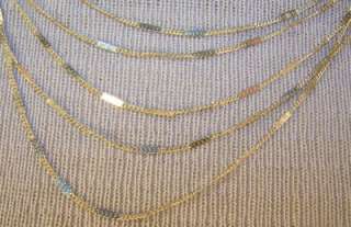 Vintage 5 Strand Citation Goldtone Necklace,Monet Strand Faux Pearl 