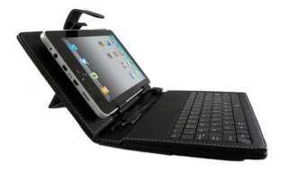 USB Wired keyboard 8 Leather With Case for Tablet PC  