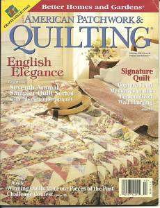 American Patchwork & Quilting February 1999 #36 ~ Empire Beauty ~ Doll 