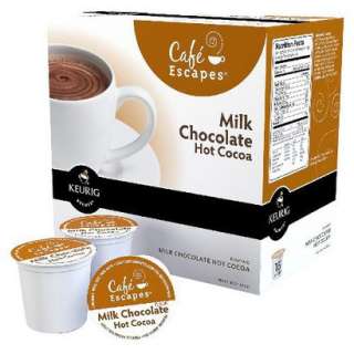 Keurig Cafe Escapes Milk Chocolate Hot Cocoa K Cups, 96 Ct. Casepack 