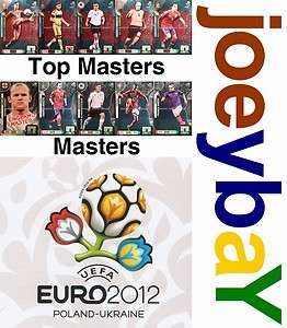 CHOOSE EURO 2012 MASTER OR TOP MASTER PANINI ADRENALYN XL FROM ALL 5 