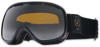 New Von Zipper Chakra Ski Snowboard Goggles Black Gloss with Bronze 