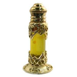    Spikenard Anointing Oil, Antique Gold Glass Bottle 