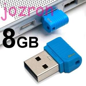   DT Micro 8GB 8G USB Pen Drive Nano Disk Mobile Audio Mini Tablet Blue