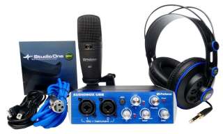 Presonus Audio Box Studio Complete Hardware and Software Recording Kit 