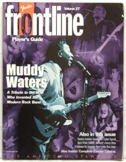 FENDER FRONTLINE MAGAZINE PLAYERS GUIDE MUDDY WATERS KENNY OLSON 