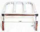   softail luggage rack / rear carrier for sissy bar backrest FLSTC