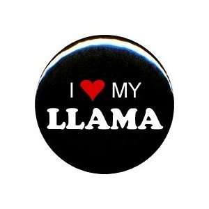   Love My Llama PINBACK BUTTONS 1.25 Pins / Badges 