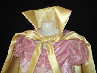New Barbie and Three Musketeers Corinne Knight Costume Dress W/Cape 