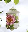 Elegant Floral Hanging Bird House birdhouse Polystone