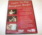 Learn to Play Bluegrass Banjo, Lesson 1 Get Started DVD items in 