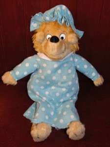 Berenstain Bears Mama Bear Plush Stuffed Animal 13 Toy Vintage Dress 
