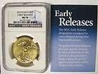2012 $50 NGC MS70 Blue Early Releases American Gold Eag