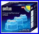 3x Braun Syncro Shaver System Clean & Renew Refills