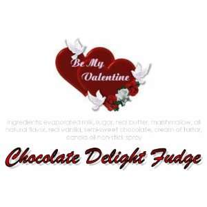 Be My Valentine Chocolate Delight Fudge Box:  Grocery 