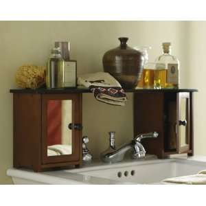 Mirrored Over The Sink Bathroom Storage Shelf Cabinet By Collections 