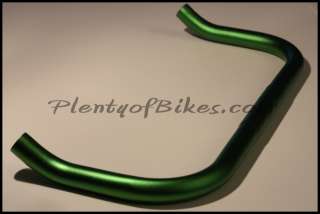 Anodized Green Bike Fixie Bullhorn Handlebar Bar 25.4  