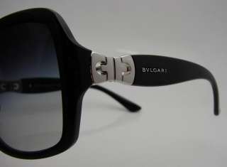 Authentic BVLGARI Black Sunglasses 8065   501/8G *NEW*  