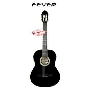  Fever Full Size Nylon Classical String Guitar Black SL 020 
