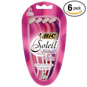  BIC Soleil Twilight Triple Blade Disposable Shaver, Women 