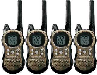Motorola T9650 CAMO FRS GMRS 2 WAY Radio Walkie Talkie NiMH PTT 