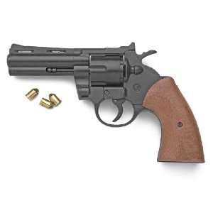 Magnum.357 Revolver Blank Gun 4 Inch Barrel Black  Sports 