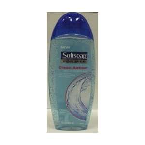  Softsoap for Men Clean Action Body Wash Ocean Surf 12 oz. Beauty