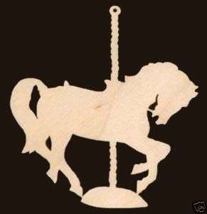 Carousel Horse Unfinished Wood Cutout #771 3  