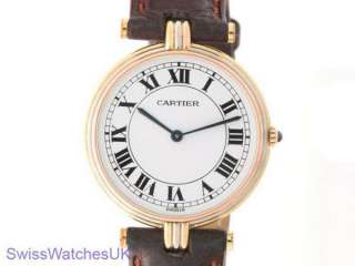 CARTIER 18K GOLD MENS WATCH 3 COLOR GOLD Shipped from London,UK 