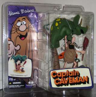 CAPTAIN CAVEMAN McFarlane Figure NEW Hanna Barbera  