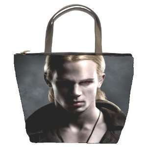  New Custom Black Leather Bucket Bag Handbag Purse James 