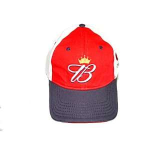 Budweiser licensed nascar racing cap hat   100 % cotton   ClrBlack 