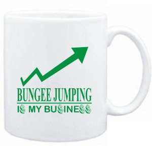  Mug White  Bungee Jumping  IS MY BUSINESS  Sports 