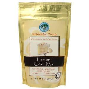 Authentic Foods Lemon Cake Mix Grocery & Gourmet Food