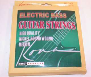 Nickel Round Wound KONA Bass Guitar Strings .045   .105  