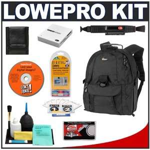 Plus AW (Black) Backpack + Accessory Kit for Canon Rebel XSi, XS 