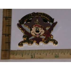  Mouse Pin, Walt Disney World 2006 Series, Mickey Mouse Is Captain 
