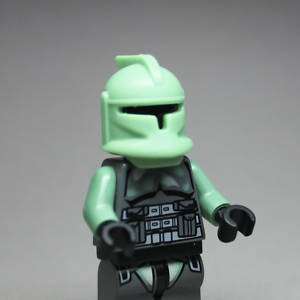 Custom Lego Star Wars Clone Trooper Helmet Sandgreen  