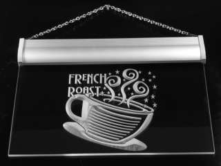 j936 b French Roast Coffee Cup Cafe Neon Light Sign  