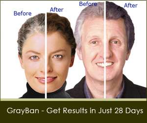 Grayban Natural Hair Color Restorer Cover Gray Hair  